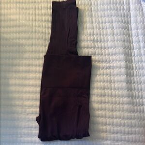 Deep Purple Leggings with texture